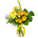 Желтый букет из роз и хризантем. Пермь